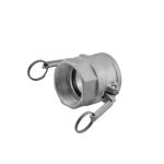 Engate Alavanca Rosca Fêmea Camlock Tipo D - Inox